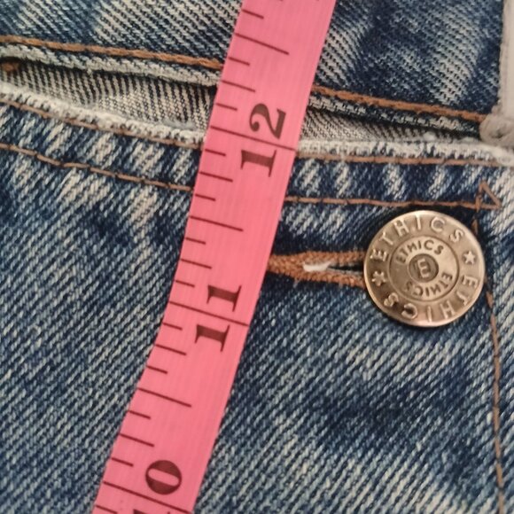 Vintage 80's Western Ethics High Rise Button Up Jeans Women's Small - Picture 2 of 9
